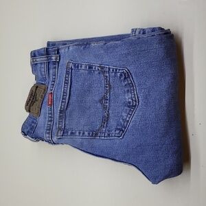 Wrangler Blue Slim Straight Jeans